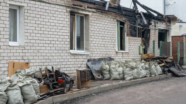 Professional Fire Damage Removal technician working in Laveen, AZ